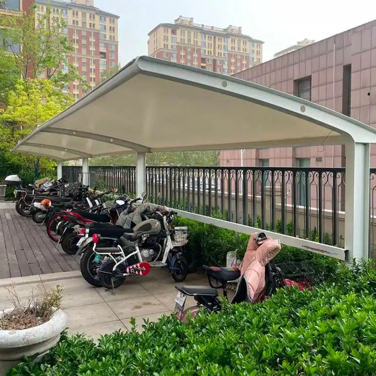 抚远市膜结构电动车棚